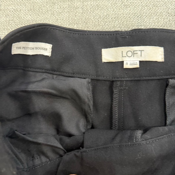 LOFT Black Wide Leg Women's Pants - Picture 3 of 3